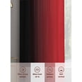 thumbnail image 5 of Black Red Ombre Sheer Curtains 72 Inch Length 2 Panels Set, Modern Art Abstract Aesthetics Voile Window Treatment Rod Pocket Curtains Sheers Drapes for Bedroom/Living Room/Kitchen 52"x72"x2, 5 of 7