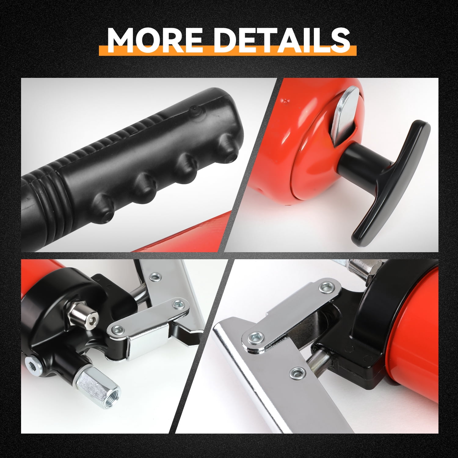 18 Inches Multipurpose Manual Solid Steel Fitting Grease Gun
