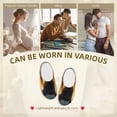 thumbnail image 7 of Haiem Golden Cloud Winged Dog Print Women's Fuzzy Memory Foam House Slipper Cozy Home Footwear Non-slip Winter Slippers-44/45, 7 of 7