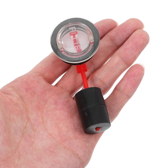 PTOOTP 2-Pack Generator Gauge Replacement with Precise Level Meter, Black, Ideal for Home Generator Use
