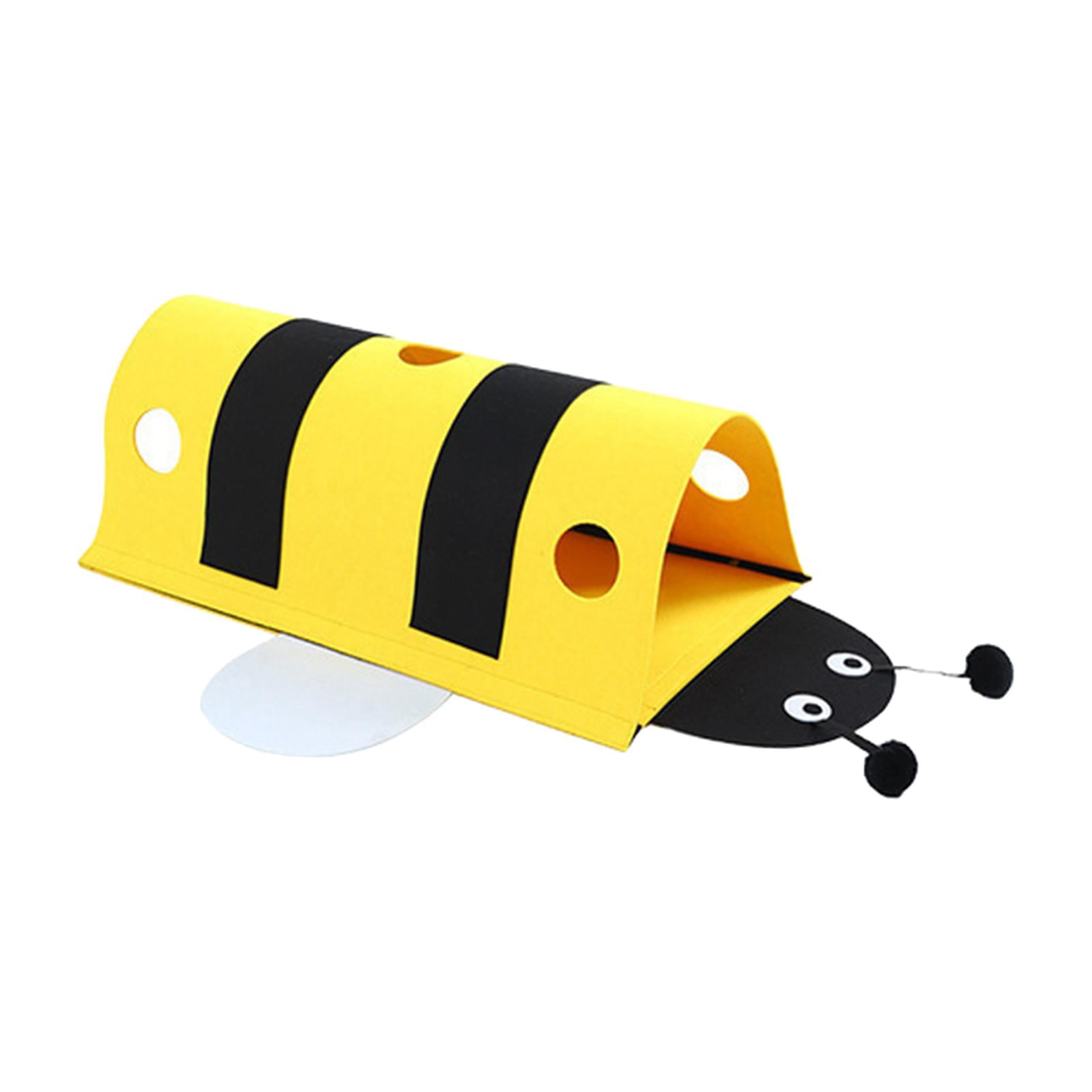 Bvdfgk Cat Tunnel Bee Shaped Cat Toy, Pet Interactive Toy, Indoor Bed Cute Cat Tube for