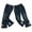 A-Navy, variant on breaise Girls Jeans Pants Summer Wide Leg Denim Pant Skinny High Waist Elastic Casual Flare Pants with Bows