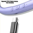 thumbnail image 5 of asxite Wireless Earbuds,New Arrival Wireless In-Ear And Neckband Bluetooth Headphones With Neck Hanging Design And Support For Card For Sports And Calls,Purple, 5 of 5