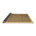 thumbnail image 2 of Ahgly Company Indoor Rectangle Abstract Brown Contemporary Area Rugs, 2' x 4', 2 of 4