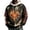 Khaki, variant on Halloween Hoodies for Men, Skeleton Horseman Tombstone Drawstring Hoodie, Vintage Gothic Sweatshirt with Pocket for Daily Wear & Halloween Party
