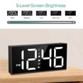 thumbnail image 3 of Vibrating Alarm Clock 7.5in Large Display LED Clock Loud Alarm Clock with Bed Shaker for Heavy Sleepers Hearing Impaired, 3 of 3