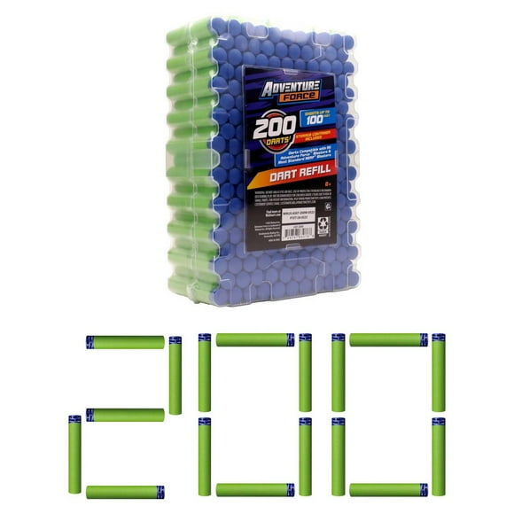 Adventure Force 200-Dart Refill, Darts Fly up to 100 ft