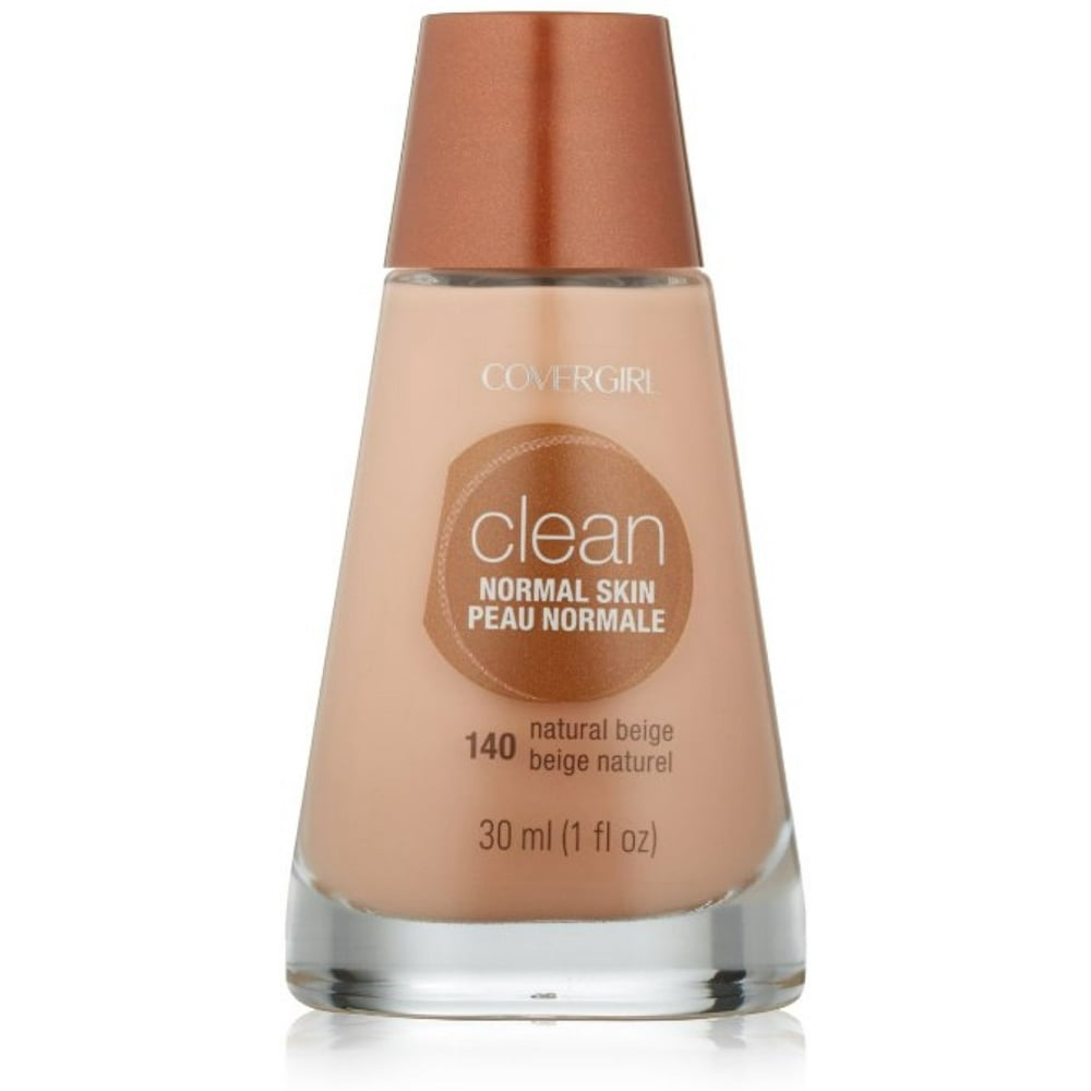 CoverGirl Clean Liquid Makeup, Natural Beige, [140] 1 oz