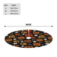 thumbnail image 2 of Halloween Pumpkin Christmas Tree Skirt 36" For Xmas Halloween New Year Ornaments Decoration Holiday Party Home Tree Mat Decor, 2 of 5