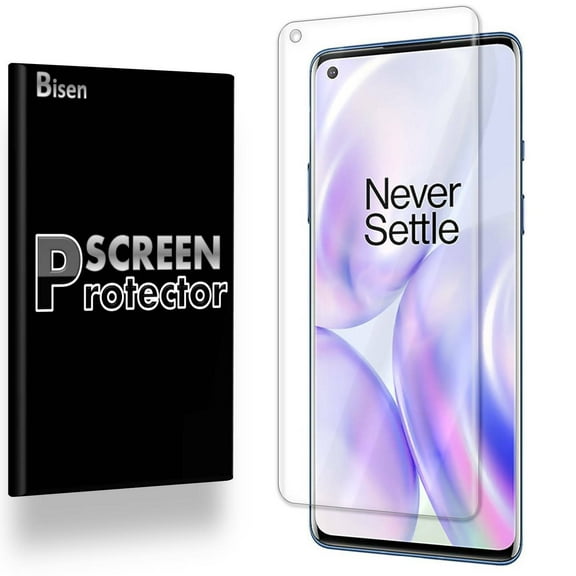 Fit For OnePlus 8 Pro [3-Pack BISEN] Screen Protector, Full Coverage, Edge-To-Edge Protection, HD Clear, Anti-Scratch, Anti-Shock