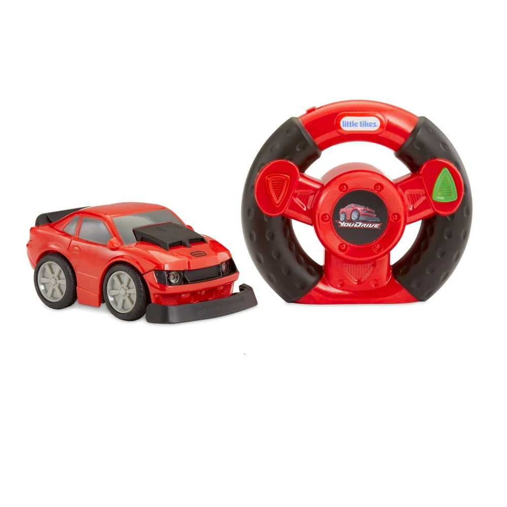 Little Tikes YouDrive Red Muscle Car w/ Easy Steering Remote Control