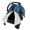 thumbnail image 2 of Naloa Underwater Dolphin Baby Car Seat Cover, Breathable Baby Carrier Cover, Multiuse Baby Carrier Cover & Nursing Breastfeeding Cover, 2 of 5