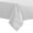 White, variant on Ultimate Textile Herringbone - Fandango 72 x 108-Inch Rectangular Tablecloth, Black