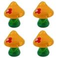 thumbnail image 2 of 4Pcs Hand Blown Mini Colorful Glass Figurines Tiny Art Craft Ornaments, Compact Desktop Decor for Terrarium Aquarium Shelf Window Display Perfect Gift for Women, 2 of 5