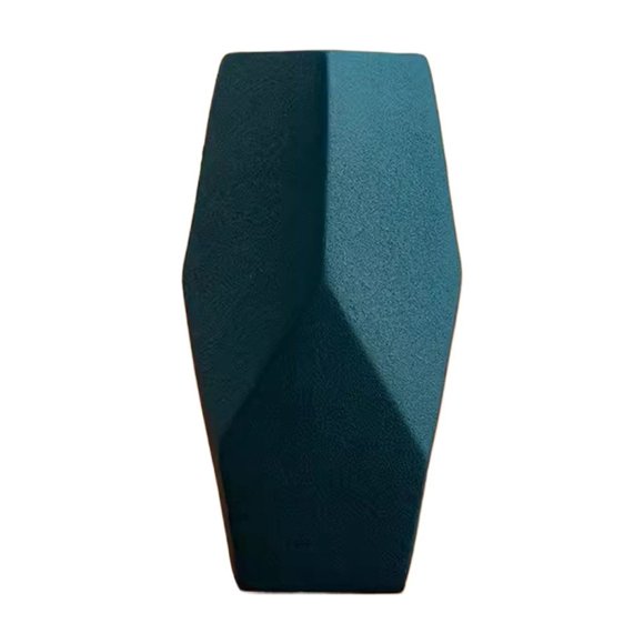 Jarrón de cerámica negro for sala de estar, flores secas, arreglos de rosas, decoración de mesa minimalista y adornos con una sensación de lujo