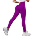 thumbnail image 5 of Women's Texture Peach Hip Lifting Yoga Pants Tight Fit Sports Without Lines, 5 of 7