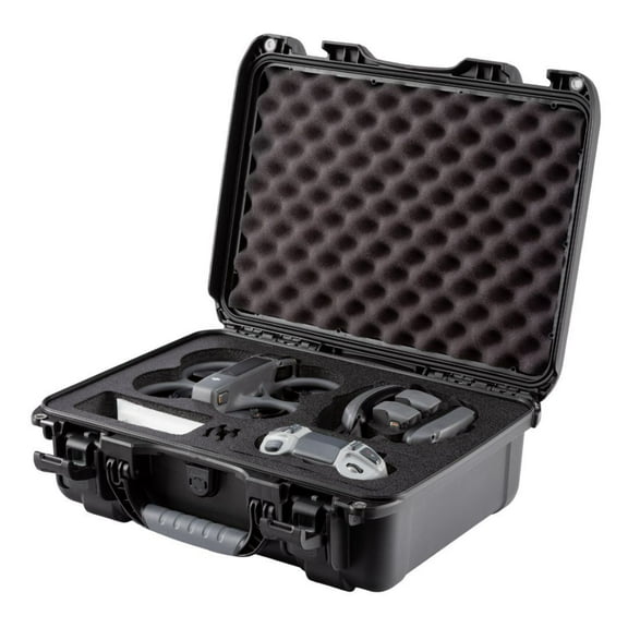 Nanuk 925 Waterproof Hard Case with Foam Insert for DJI Avata 2 Fly More Combo, Black