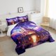 thumbnail image 4 of Juego de Cama para Niños Niñas,Fantasía Jardín Flores Princesa Toda la Temporada Acogedor, 4 of 5