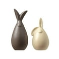 thumbnail image 1 of Abbracc 2Pcs Bunny Figurine Collection Rabbit Statue for Living Room Home Decoration, 1 of 9