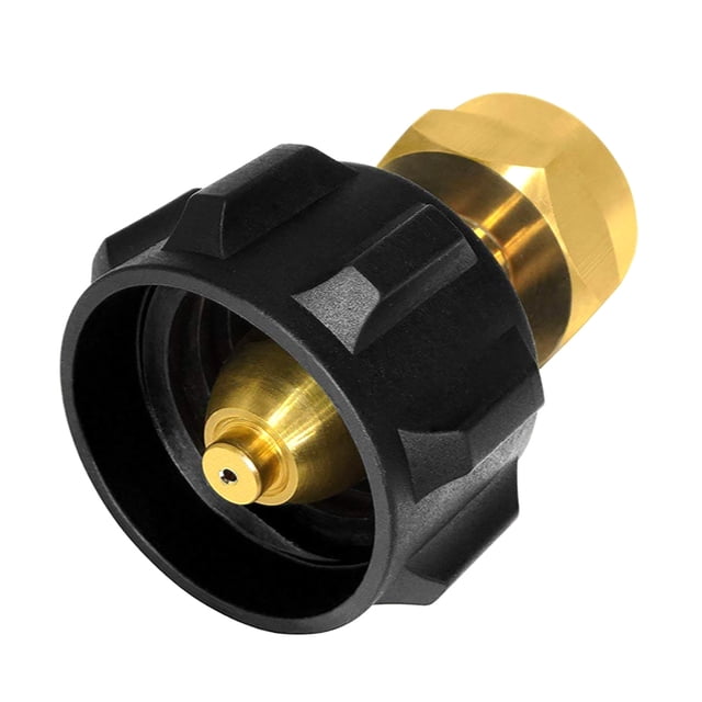 Pequeño Tanque de Propano,Adaptador de Propano de Gas Regulador Qcc1 Se Ajusta a Todos los Cilindros Desechables de 1Lb,Apagado Automático para el Relleno Seguro,Tanque de Propano de 1Lb
