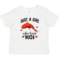 thumbnail image 3 of Inktastic Just a Girl Who Loves Koi Fish Girls Baby T-Shirt, 3 of 5