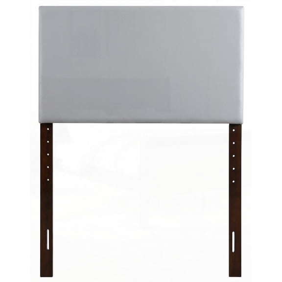 Twin Size Metal Platform Bed Frame with Adjustable Height, Grey for Bedroom