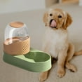 thumbnail image 4 of Dispensador automático de agua y comida para gatos, bebederos para perros y gatos, comederos y bebederos. Alimentador de alimentos verdes, 4 of 8