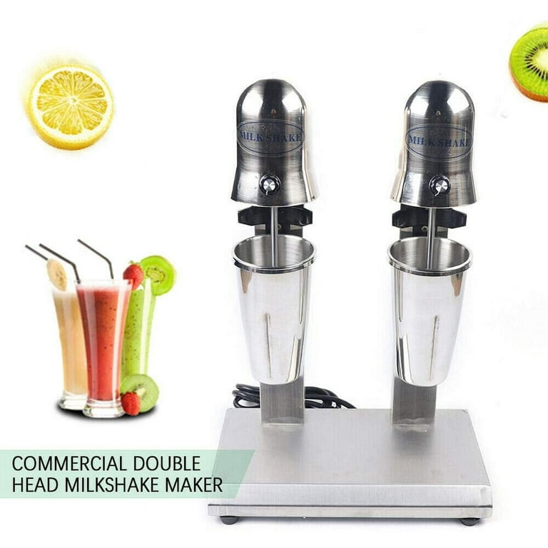 Commercial Electric Milk Shake Machine Blenders Tea Drink Mix Milkshake  Mixer