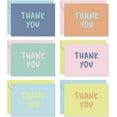 thumbnail image 1 of S&O Thank You Cards with Envelopes - Blank Decor sheets for Handwritten Messages -Greeting Notes and Covers Set of 24 - Assorted Thank You Cards with Stylish Color Envelopes to Mix & Match, 1 of 7