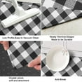 thumbnail image 3 of Black White Checkerboard Checkered Pattern Kitchen Rug Mat,Kitchen Runner Rugs Non Skid Washable,Decorative Kitchen Floor Mats for Kitchen,Sink,Laundry,17"X47", 3 of 5