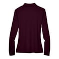 thumbnail image 5 of CORE365 78192 Women's Pinnacle Performance Long Sleeve Piqué Polo-Burgundy-3XL, 5 of 5