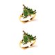 thumbnail image 4 of Inteprter Servilletero navideño de acero inoxidable, vacaciones navideñas, boda, cena, pañuelos de papel, toalleros, banquete, de comedor, adorno Type1 NO1 Inteprter CBP163722, 4 of 6