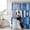 Black, variant on Funny Panda Shower Curtain, Waterproof Shower Curtains for Bathroom, Cute Art Modern Lovely Animals on Showering Blue Washable Fabric Bathtub Curtain Set Bath Decor with 12 Hooks 72"x78"