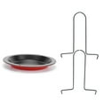 thumbnail image 1 of Support de Rôtissoire en Acier au Carbone avec Poêle pour Camping Grill Four Outils BBQ, 1 of 10