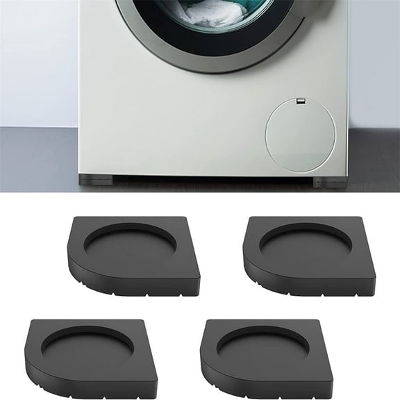 Anti-Vibration Pads, Shock and Noise Cancelling for Washers & Dryers, Stabilizer Support for Laundry Shaking and Skidding