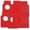 Red, variant on 100 Pieces Bottle Neck Tags Cellar Labels for Kitchen Brown