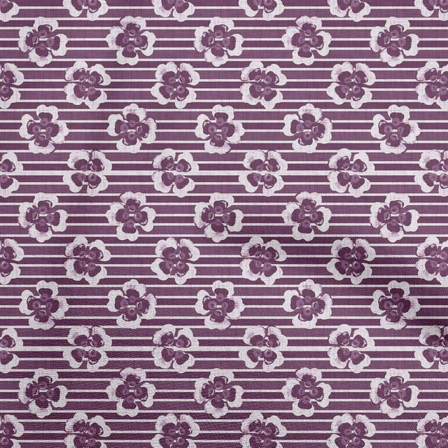 oneOone Silk Tabby Dark Magenta Fabric Block Craft Projects Decor Fabric Printed By The Yard 42 Inch Wide-T8