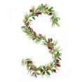thumbnail image 1 of Guirlandes Artificielles de Noël, 6.56 Pieds Guirlande de Feuilles de Houx de Noël, Fausses Guirlandes de Verdure d'Hiver Baies Rouges Enneigées Guirlandes Suspendues pour Cheminée Décoration de Mariage Fête Maison,(B,6.56 Pieds), 1 of 9