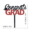 thumbnail image 3 of 1 Pcs Glitter Class of 2026 Cake Topper – Congrats Grad Cap Decoration for High School and College Graduation Party – 2026 Graduation Supplies for Cake and Dessert Table, Red-2, 6.10x3.94 Inch, 3 of 7