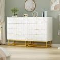 thumbnail image 3 of 4 Drawer Dresser for Bedroom, Modern Chest of Drawers Organizer Storage with Metal Handles, Small Dresser Storage Cabinet for Bedroom, Living Room, 3 of 6