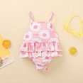 thumbnail image 2 of FRSASU Clearance Toddler Baby Kids Girls Floral Print One-Piece Swimsuit Bathing Beach Swimwear, 2 of 8