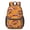 Football Fire Orange, variant on Football Leopard Spot Brown Pattern 17" School Backpacks for Teens,Waterproof Oxford Fabric,S-Shape Padded Straps for School,Travel,Hiking,Camping