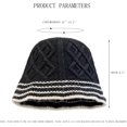 thumbnail image 6 of Women Trendy Fall Winter Knitted Beanie Soft Wool Knit Bucket Hat Trendy Basin Hat Vintage Cloche Bucket Hat, 6 of 9