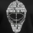 thumbnail image 3 of CafePress - Hockey Goalie Mask T Shirt - Women's V-Neck Dark T-Shirt, 3 of 4