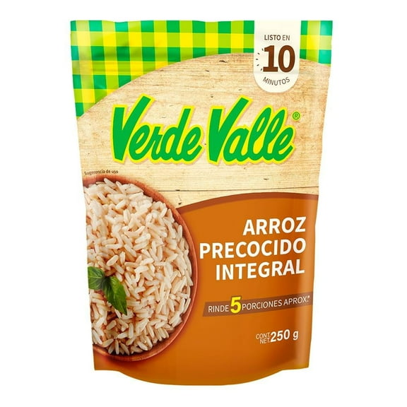 Arroz Verde Valle precocido integral 250 g