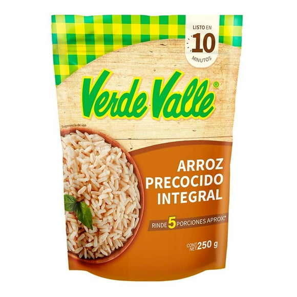 Arroz Verde Valle precocido integral 250 g