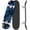 Color 2, variant on Comet Streaking Across Starry Night Sky Deep Blue Cosmic 31" x 8" Complete Skateboard, 7-Ply Canadian Maple Double Kick Trick Board for Kids and Beginners Adult Gifts