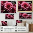 thumbnail image 4 of Designart "Majestic Dahlia in Pink III" Floral Floater Framed Canvas Print, 4 of 7