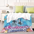 thumbnail image 4 of Mermicorno Starfall anti-pilling, suave, ligera, esponjosa y acogedora de lujo para hogar y cocina – Perfecta para niños y adultos,200X150cm, 4 of 6