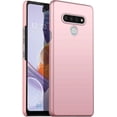 thumbnail image 2 of Compatible with LG Stylo 6 ThinQ Case, [Ultra-Thin & Lightweight] Matte Texture Hard Plastic Stylish Protective Slim Cover for LG Stylo 6 (pink), 2 of 6